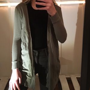 Olive Green Cardigan